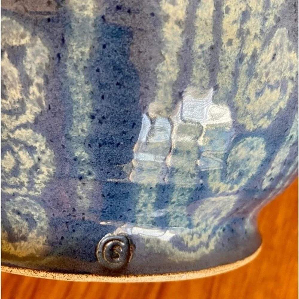 Vintage large blue